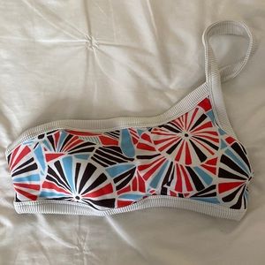 Aerie One Strap Bandeau Bikini Top